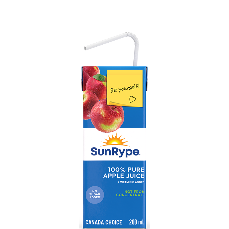 SunRype Not from Concentrate APPLE JUICE NOT FROM CONCENTRATE Tetra 200mL