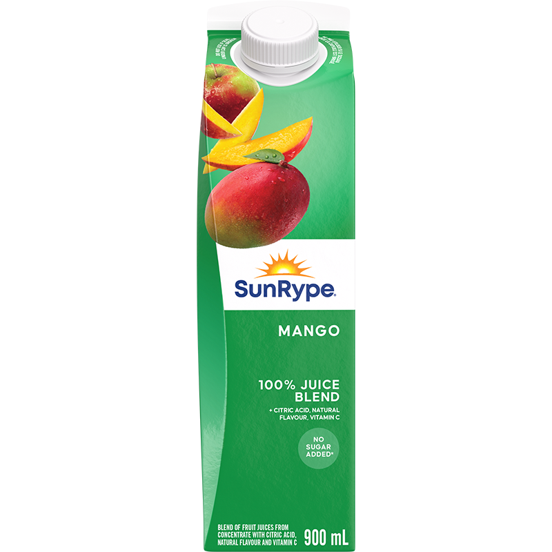 SunRype 100% Juice MANGO Gable Elopak 900mL