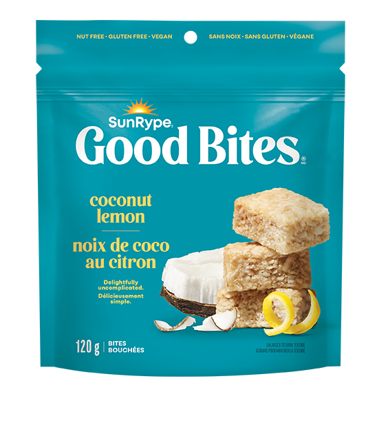 SunRype Good Bites COCONUT LEMON Printed Film 120g