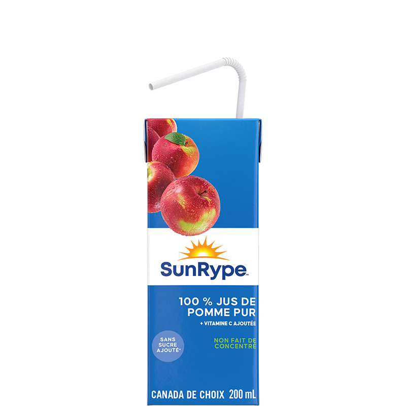 SunRype non fait de concentré JUS DE POMME NON FAIT DE CONCENTRÉ Tetra 200mL