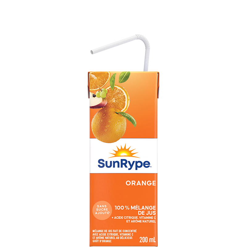 SunRype 100% jus ORANGE Tetra 200mL