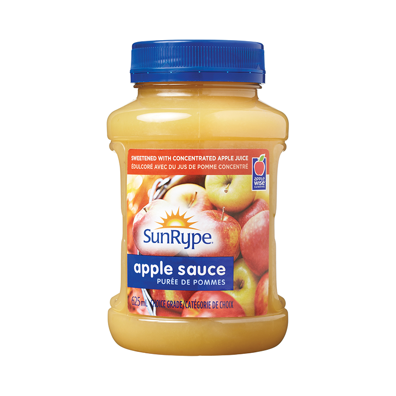 SunRype Purée de pommes PURÉE DE POMMES Plastique PET 625mL