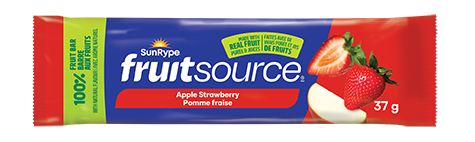 SunRype Fruitsource POMME FRAISE Printed Film 37g