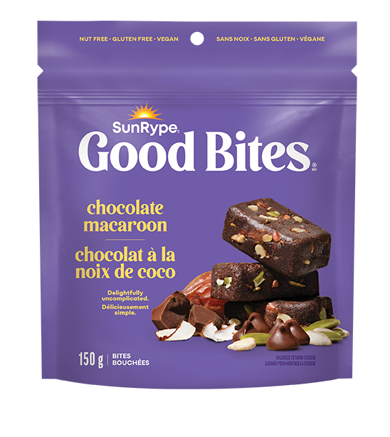 SunRype Good Bites CHOCOLAT À LA NOIX DE COCO Printed Film 150g