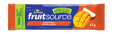 SunRype Fruitsource POMME MANGUE Printed Film 37g