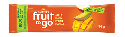 SunRype Fruit to Go POMME MANGUE Printed Film 14g