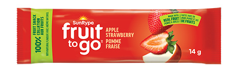 SunRype Fruit to Go POMME FRAISE Printed Film 14g