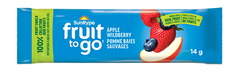 SunRype Fruit to Go POMME BAIES SAUVAGES Printed Film 14g